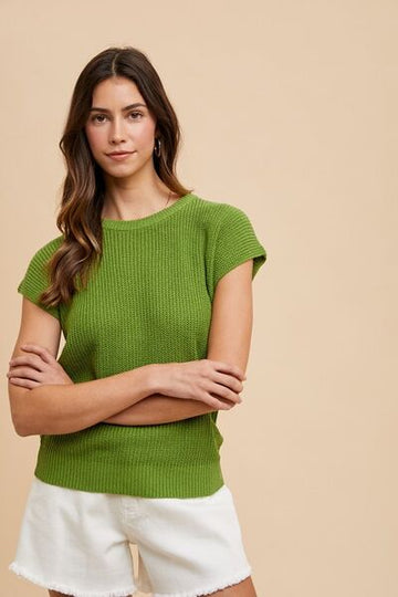 Pull à manches courtes et col rond Annie Wear