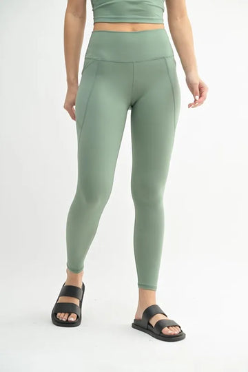 MONO B Venice Cloud Light Sculpt High-Waisted Leggings