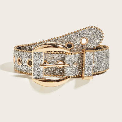 Sequin Rhinestone Belt