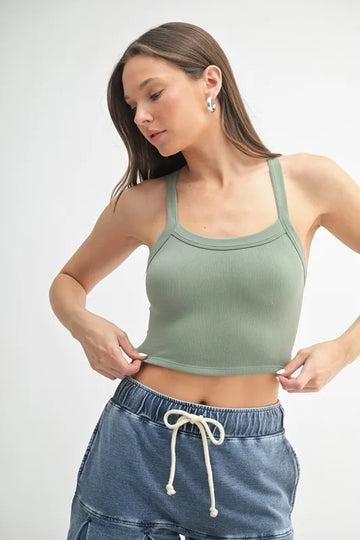 MONO B Seamless Solid Cami