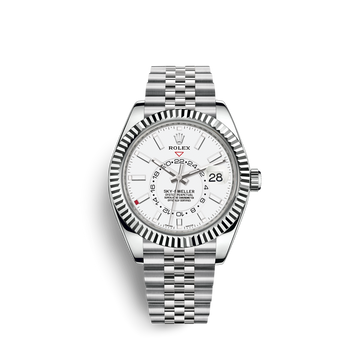 Rolex Sky-Dweller Oyster 42 mm Oystersteel and white gold 326934-0002 New