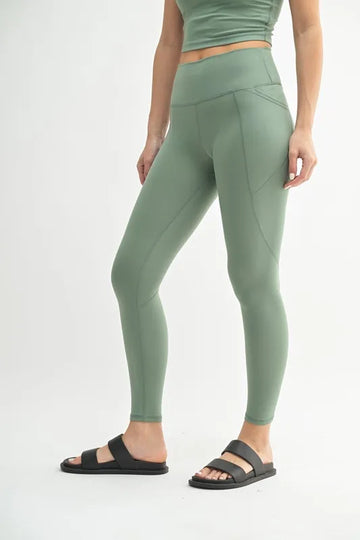 MONO B Venice Cloud Light Sculpt High-Waisted Leggings