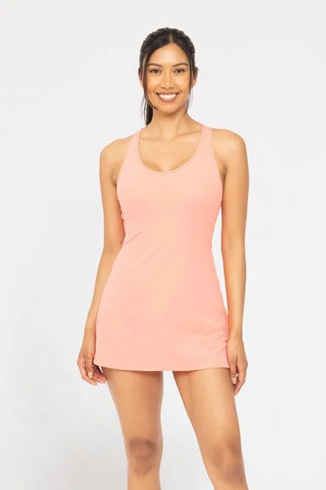 MONO B Twist Racerback Fit-and-Flare Dress