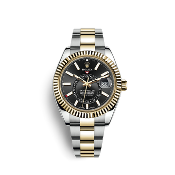 Rolex Sky-Dweller Oyster 42 mm Oystersteel and yellow gold 326933-0002 New