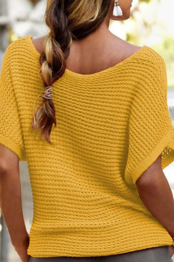 Short Dolman Sleeve Sweater