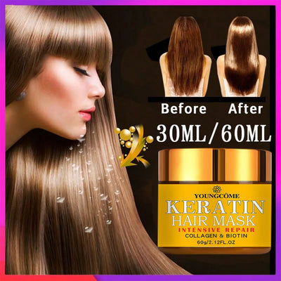 Miracle Hair Repair Mask with Biotin, Collagen & Keratin – Restores & Nourishes