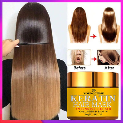 Miracle Hair Repair Mask with Biotin, Collagen & Keratin – Restores & Nourishes