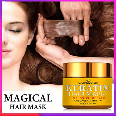 Miracle Hair Repair Mask with Biotin, Collagen & Keratin – Restores & Nourishes