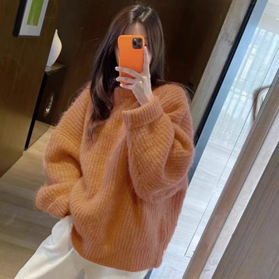 Loose And Lazy Style Soft Glutinous Sweater