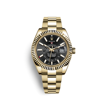 Rolex Sky-Dweller Oyster 42 mm yellow gold 326938-0004 New