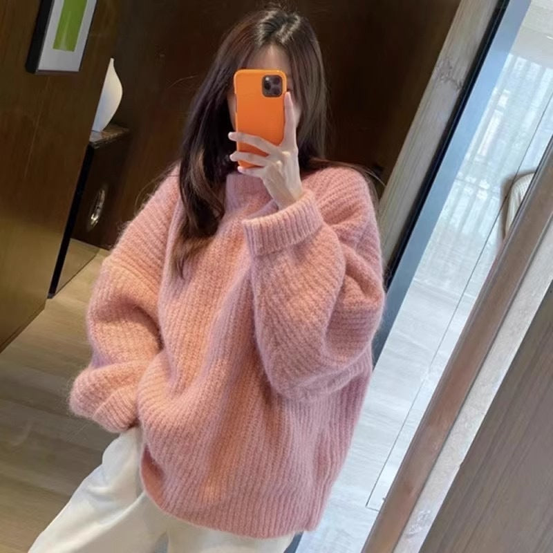 Loose And Lazy Style Soft Glutinous Sweater