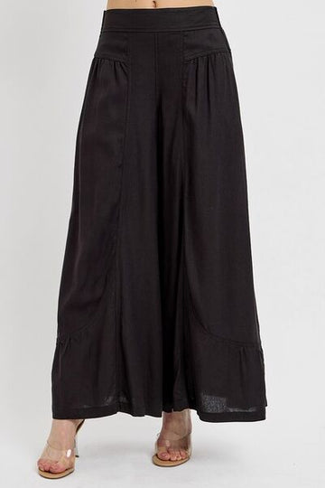 Pantalon large à fronces RISEN