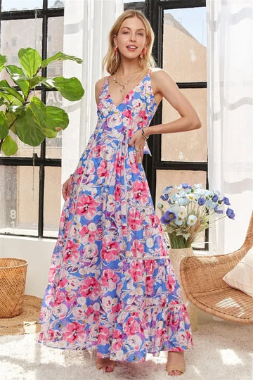 ADORA Drawstring Detail Washed Dress