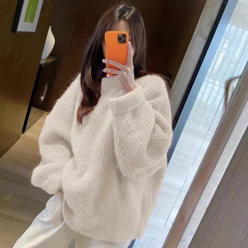 Loose And Lazy Style Soft Glutinous Sweater