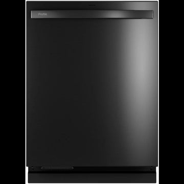 GE Profile 24 Inch Wide 16 Place Setting Built-In Fingerprint Resistant Top Control Dishwasher with Deep Clean Washing 3rd Rack and Microban Technology