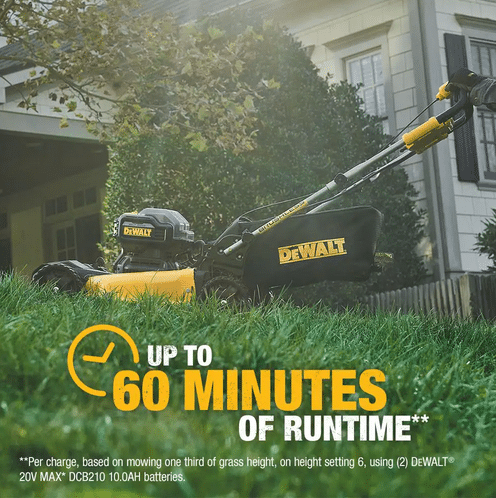 21.5 in. 20-V Li-Ion Cordless Battery Walk Behind Self Propelled Mower w/Hedge,Bare Trimmer,Blower,Cleaner,Pole/Hand Saw - Image 5