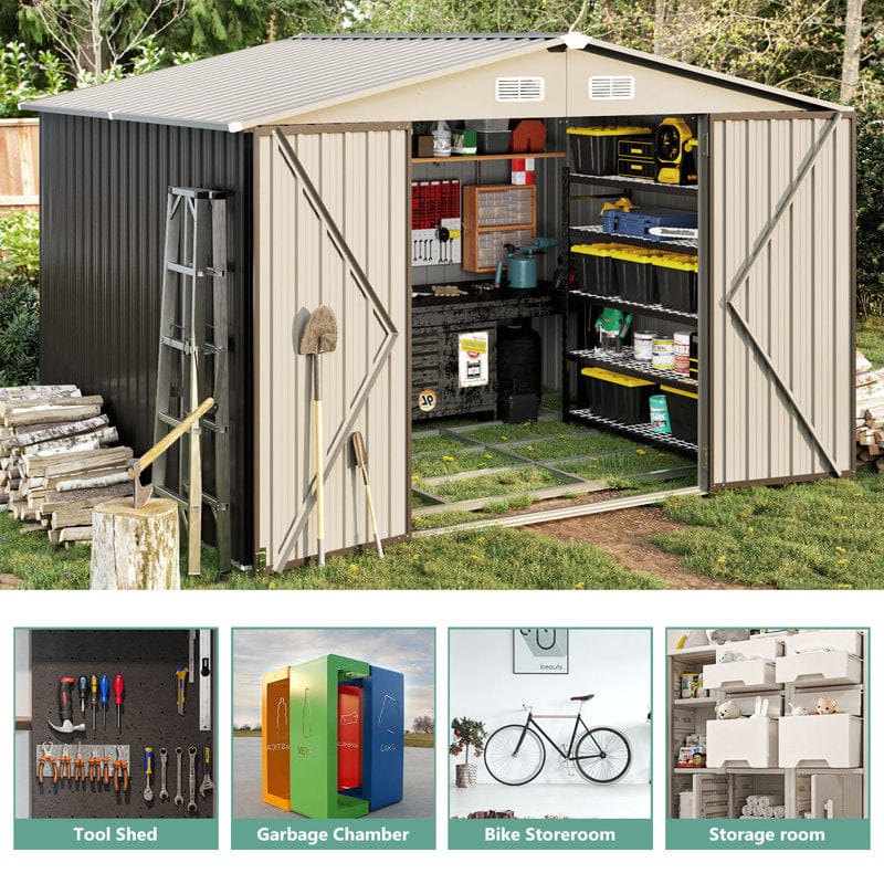 10 ft. W x 8 ft. D Storage Shed - Image 6