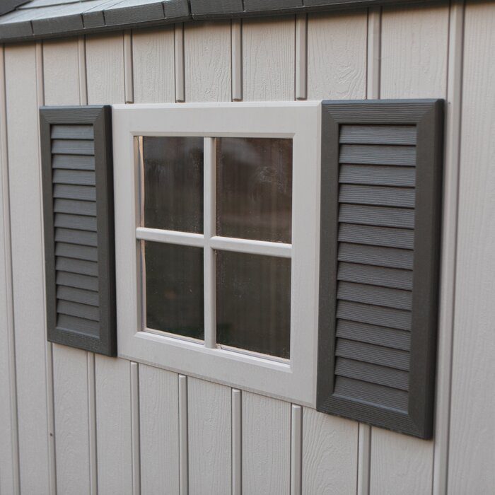 12.5 ft. W 8 ft. D Plastic Storage Shed - Image 6