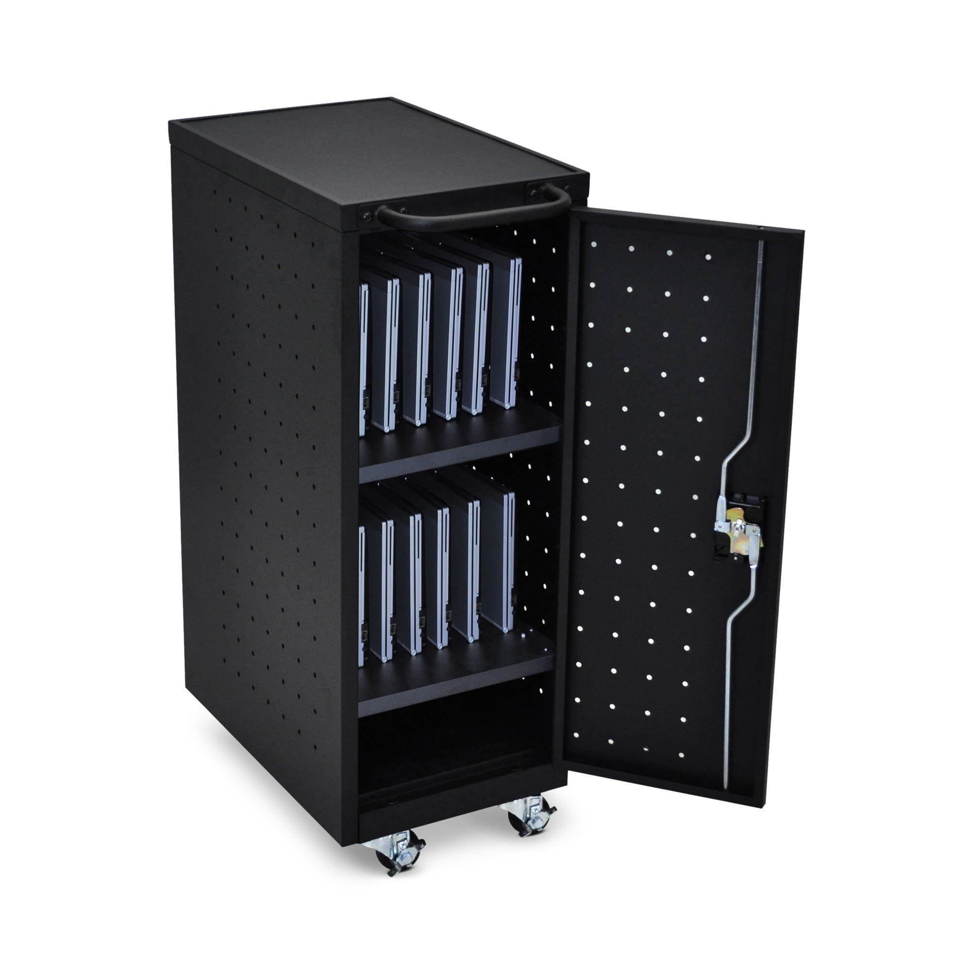 12 Laptop Chromebook Charging Cart By Luxor - Image 2