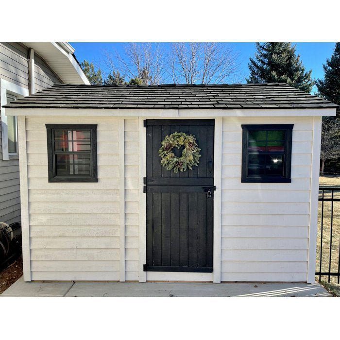 12 ft. W x 8 ft. D Cabana Cedar Wood Garden Shed - Image 5