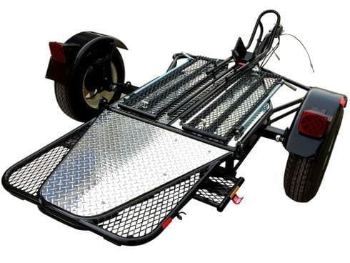 Single Rail Motorcycle Trailer – Compact, Easy-to-Tow Hauler for One Bike