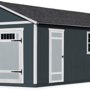 Handy Home Products Manhattan 12x24 Garage Do-it-Yourself Wooden Storage Shed, Does not Include Paint and Roofing Shingles