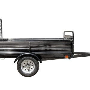 DK2 5-ft x 7-ft Steel Utility Trailer with Ramp Gate ( 1639-lb Capacity ) 2491711