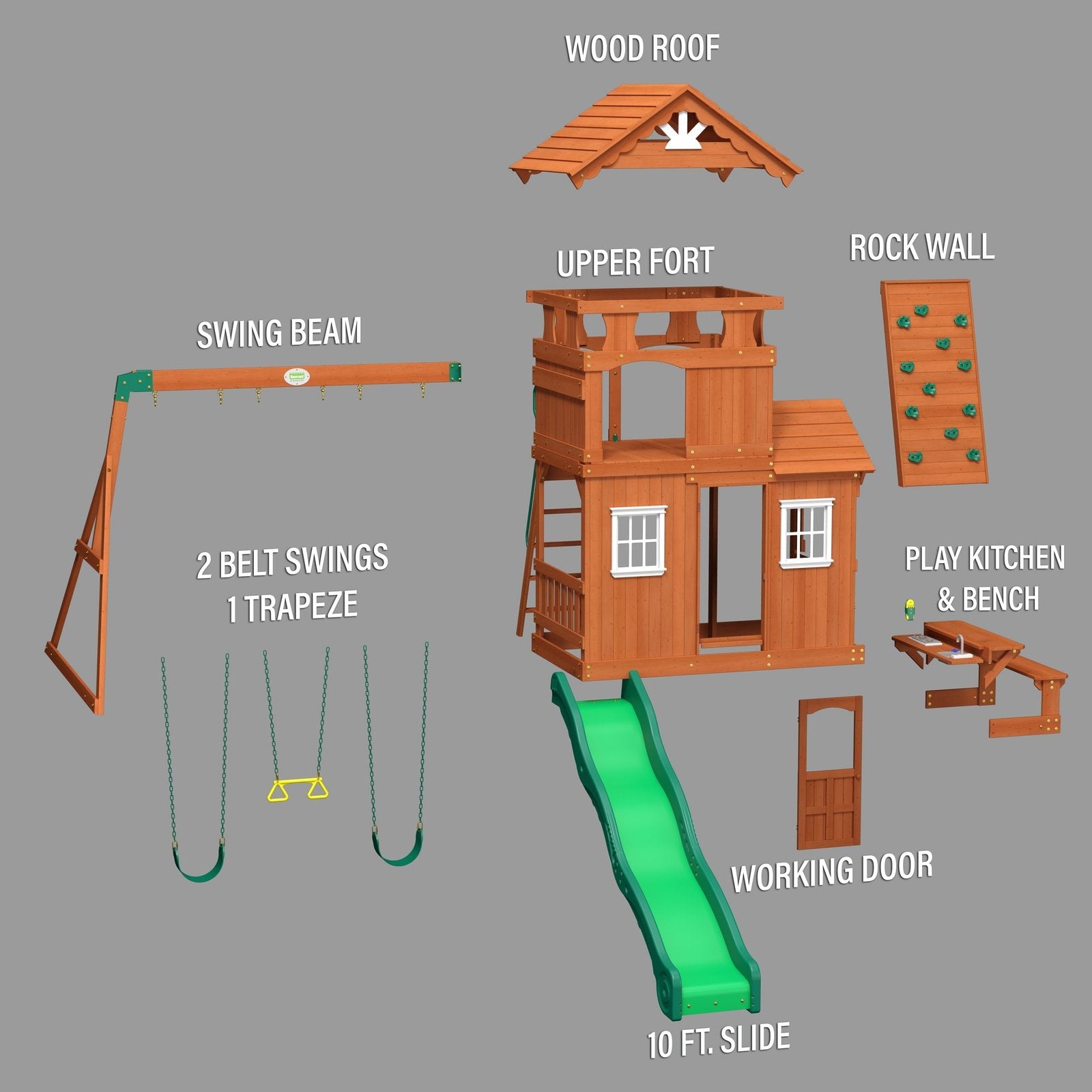 Shenandoah Swing Set - Image 6