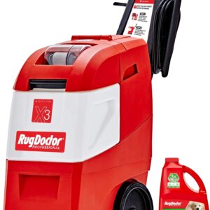 Rug Doctor X3 Commercial Carpet Cleaner Pet Pro Pack with Stain & Odor Removers