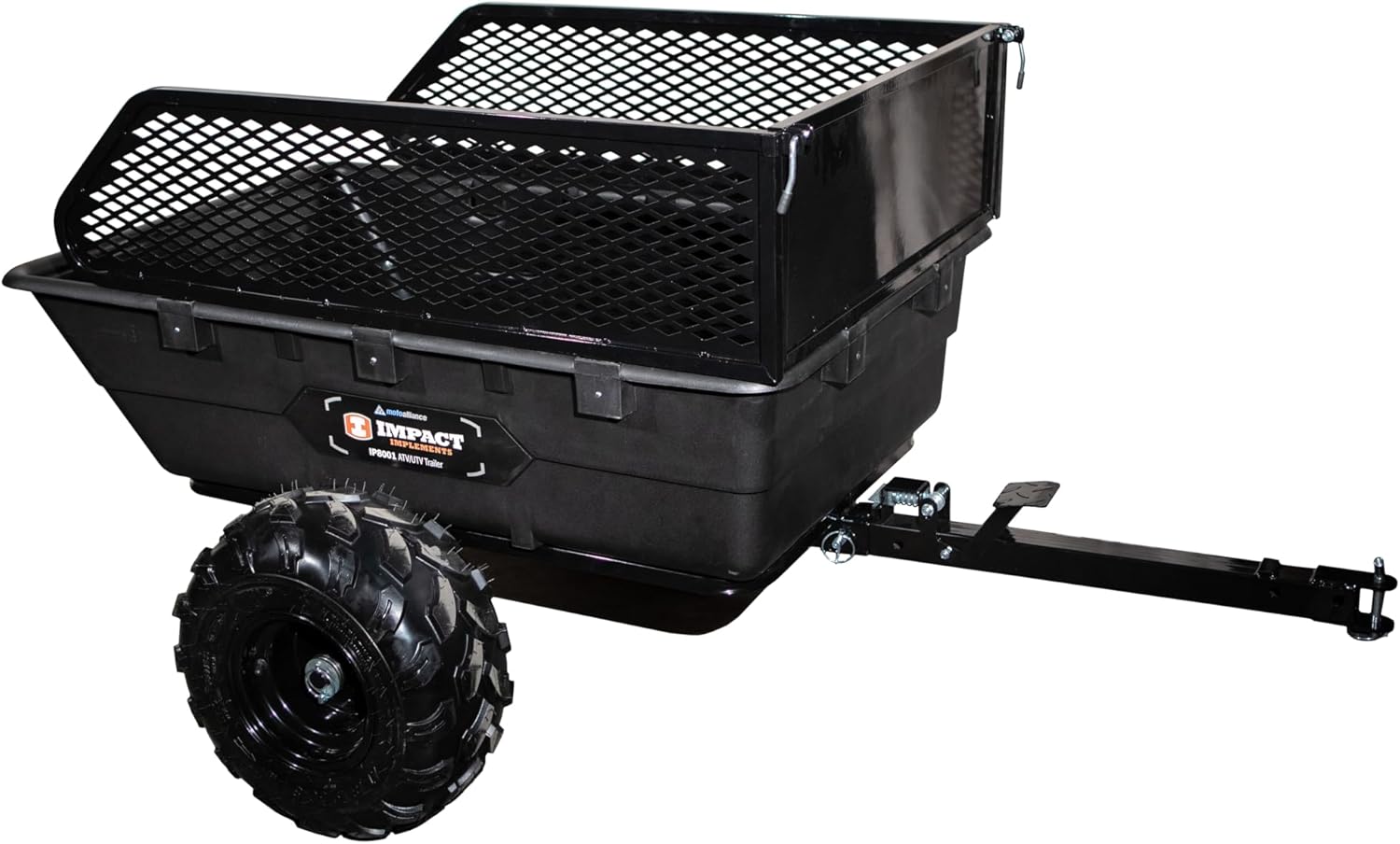 Impact Implements 1500 lb Utility Cargo Trailer with Pivot Dump for ATV, UTV, and Lawn Tractor - Image 9