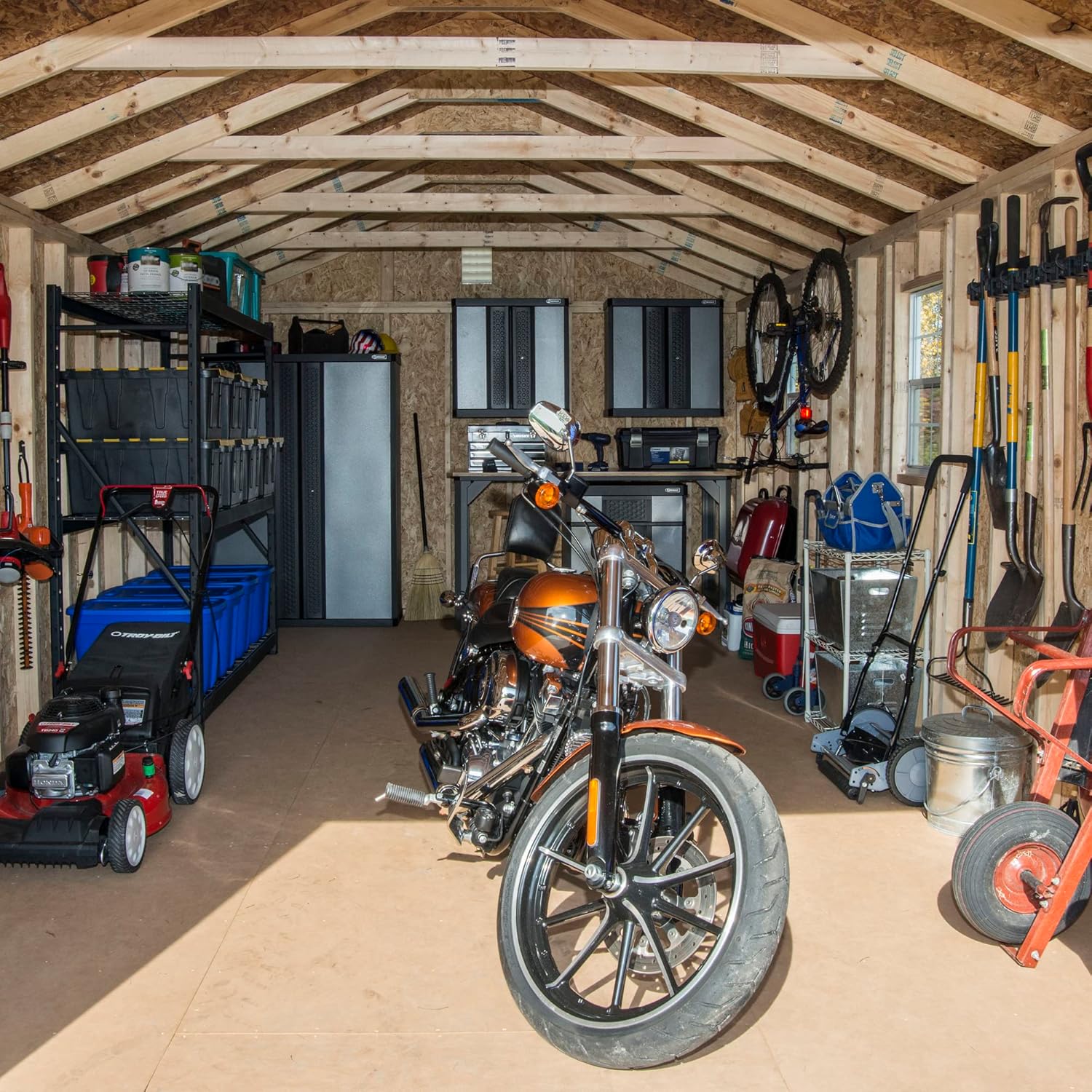 Handy Home Products Manhattan 12x24 Garage Do-it-Yourself Wooden Storage Shed, Does not Include Paint and Roofing Shingles - Image 4