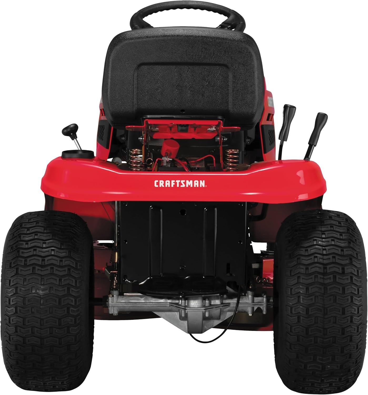 Craftsman 36" Gas Riding Lawn Mower, 11.5 HP Briggs & Stratton Engine, 7-Speed Transmission, Red/Black - Image 4