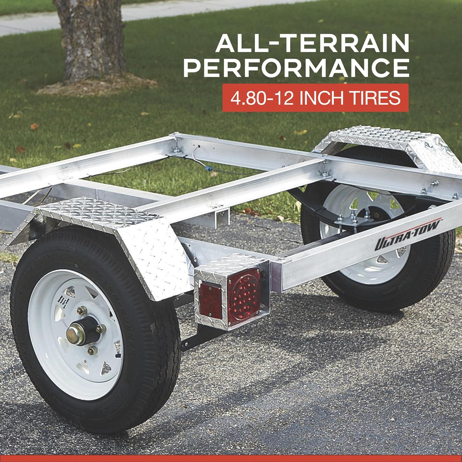 Ultra-Tow 40in. x 48in. Aluminum Utility Trailer Kit - 1060-Lb. Load Capacity - Image 5