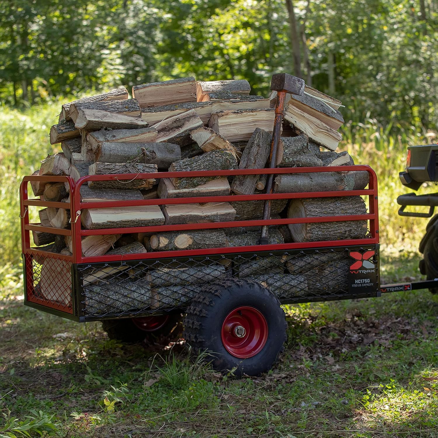 Yutrax Trail Warrior X4 1,250 lb Off-Road UTV/ATV Utility Trailer TX159 - Image 10