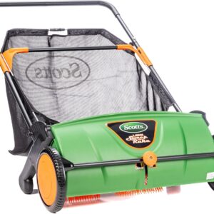 Scotts 26 in. Push Lawn Sweeper LSW70026S, Black/Green