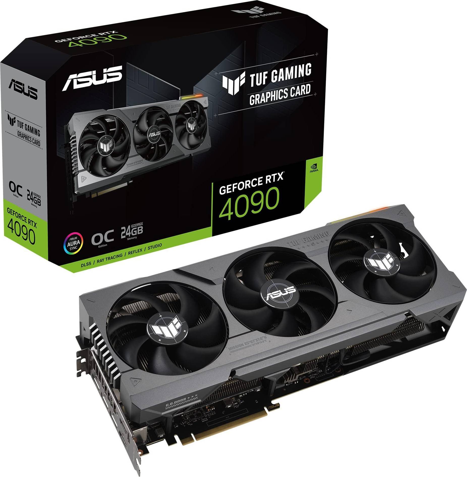 ASUS TUF NVIDIA GeForce RTX 4090 OC 2 x HDMI 3 x DP 24GB