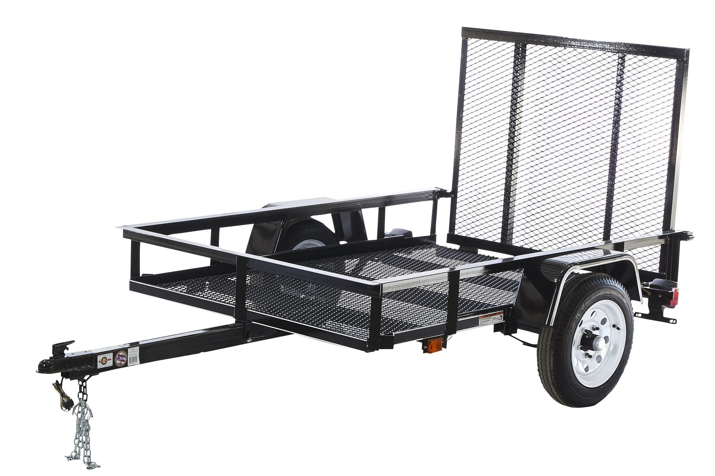 Carry-On Trailer 4-ft x 7-ft Steel Mesh Utility Trailer