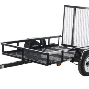 Carry-On Trailer 4-ft x 7-ft Steel Mesh Utility Trailer