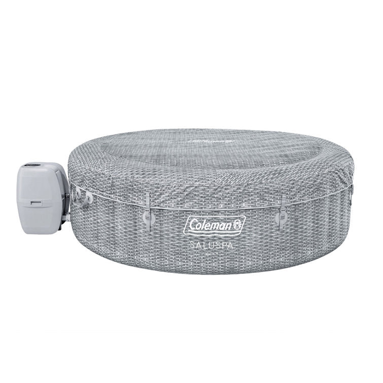 Bestway Coleman Sicily Airjet Inflatable Hot Tub With Energysense Cover, Grey