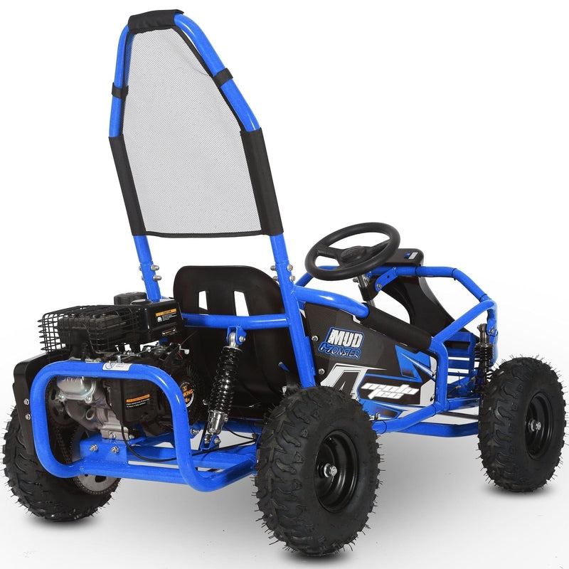 MotoTec Mud Monster 98cc Go Kart Full Suspension - Image 4