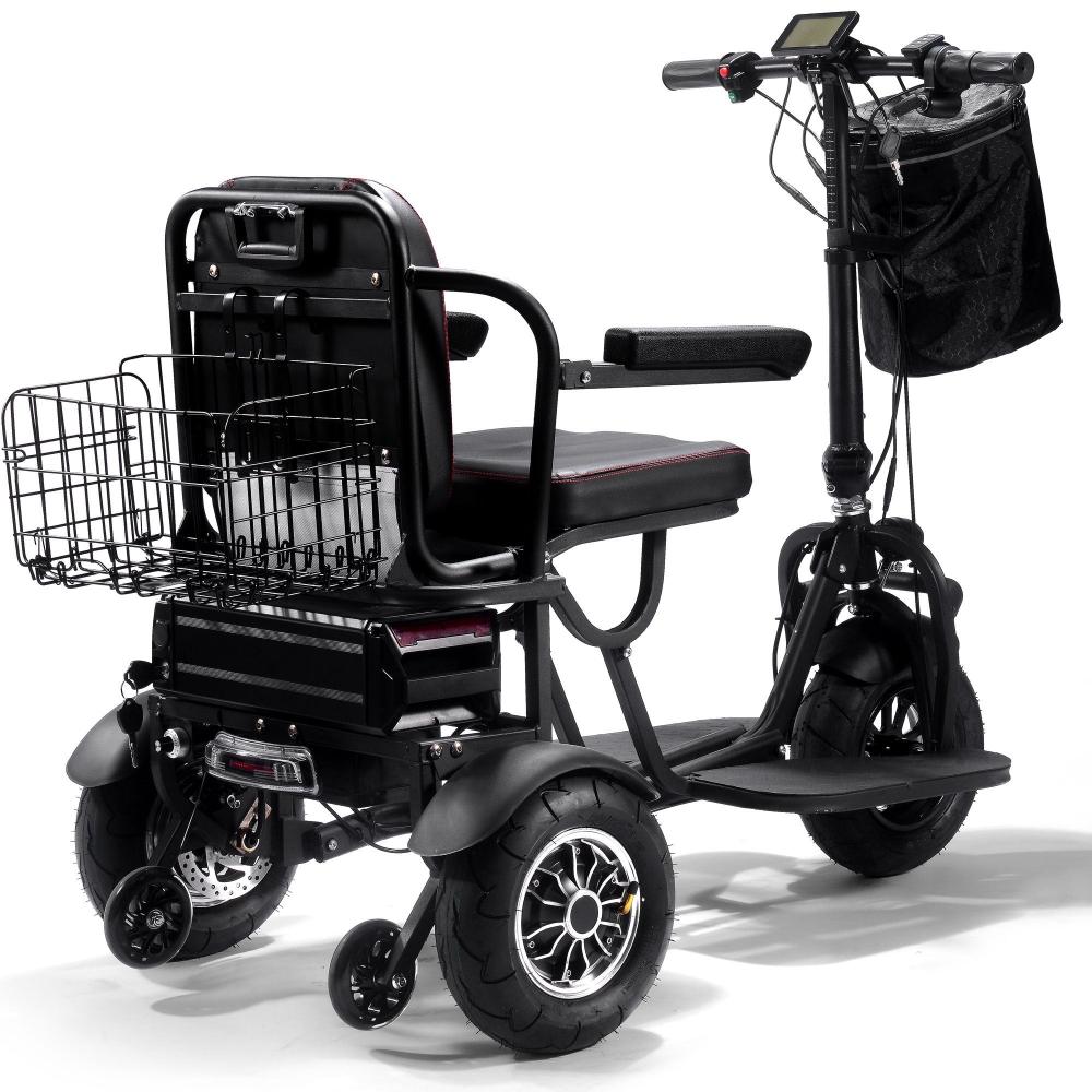 MotoTec Folding Mobility Electric Trike 48v 1000w Dual Motor Lithium - Image 6