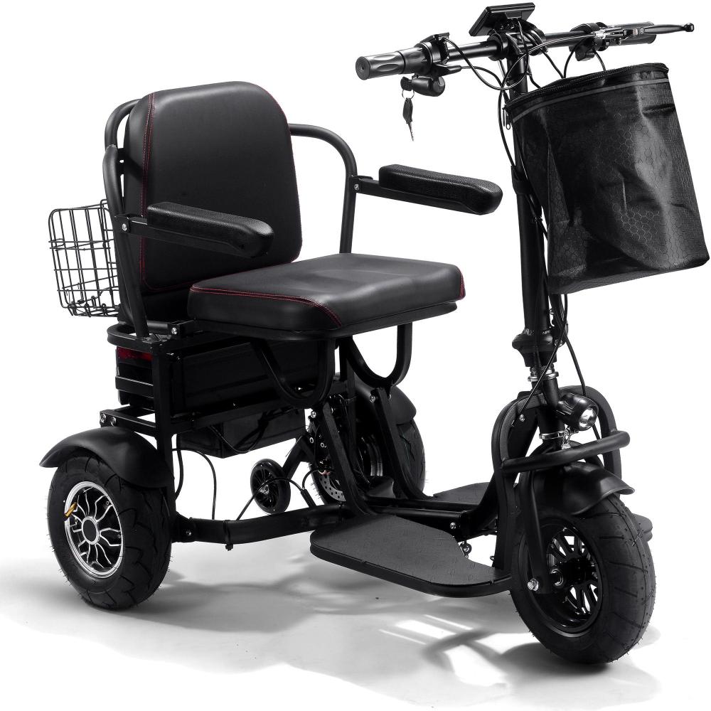 MotoTec Folding Mobility Electric Trike 48v 1000w Dual Motor Lithium - Image 9