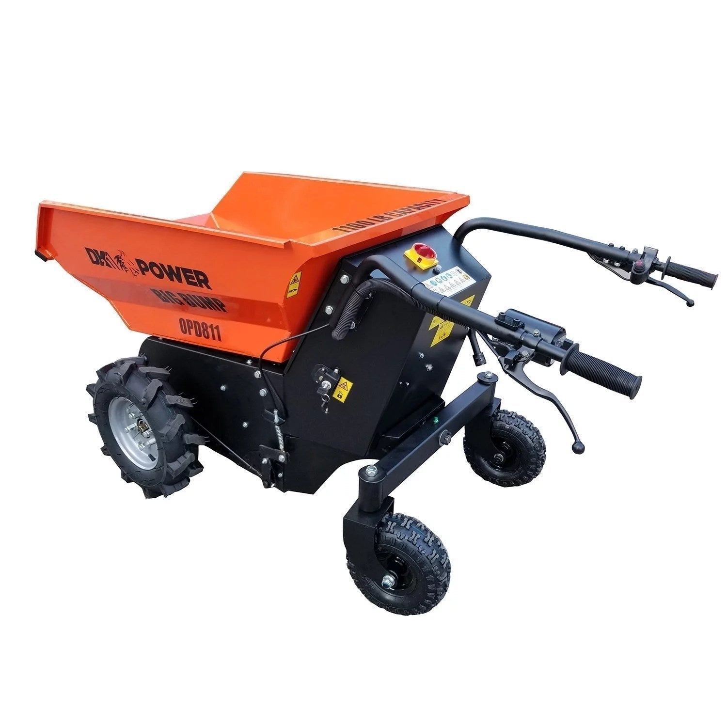 Detail K2 Big Dump 1100 Pound Electric Power Dump Cart – OPD811 - Image 5