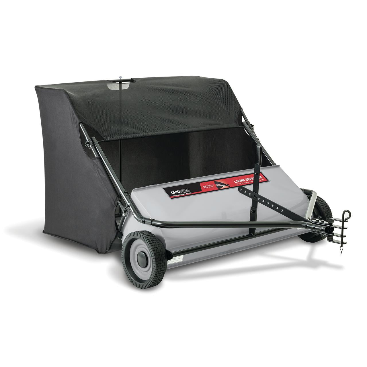 Ohio Steel 42" Tow Behind Lawn Sweeper, 22 cu. ft. Hopper