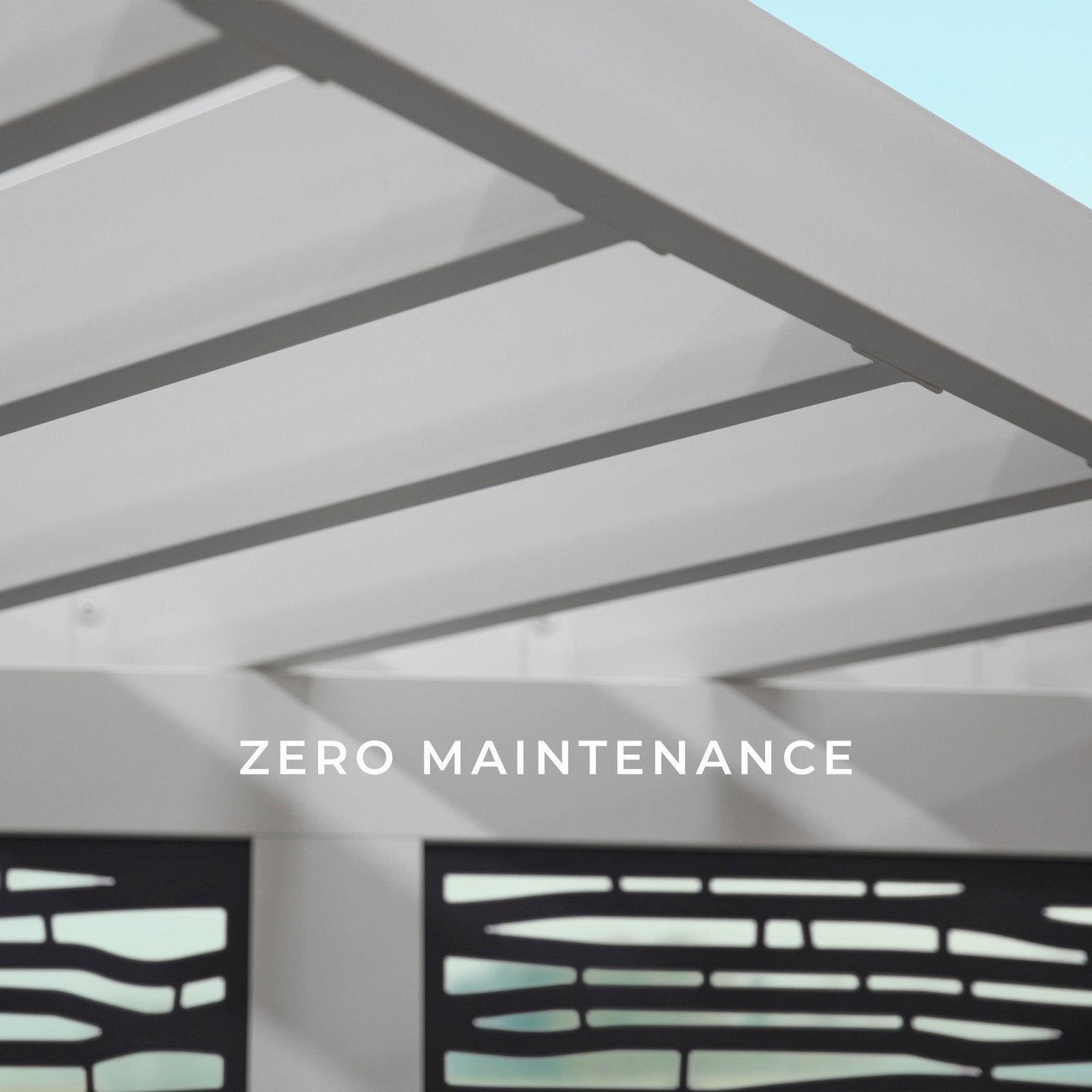 Ridgedale Modern Steel Cabana Pergola with Conversational Seating - Image 7