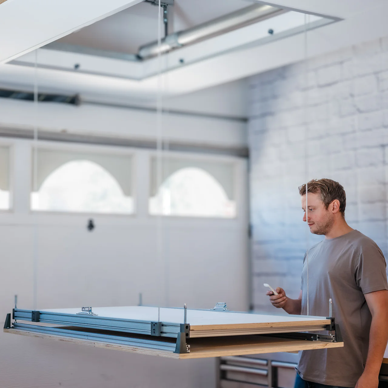 Remote Controlled Attic Lift By Auxx Lift