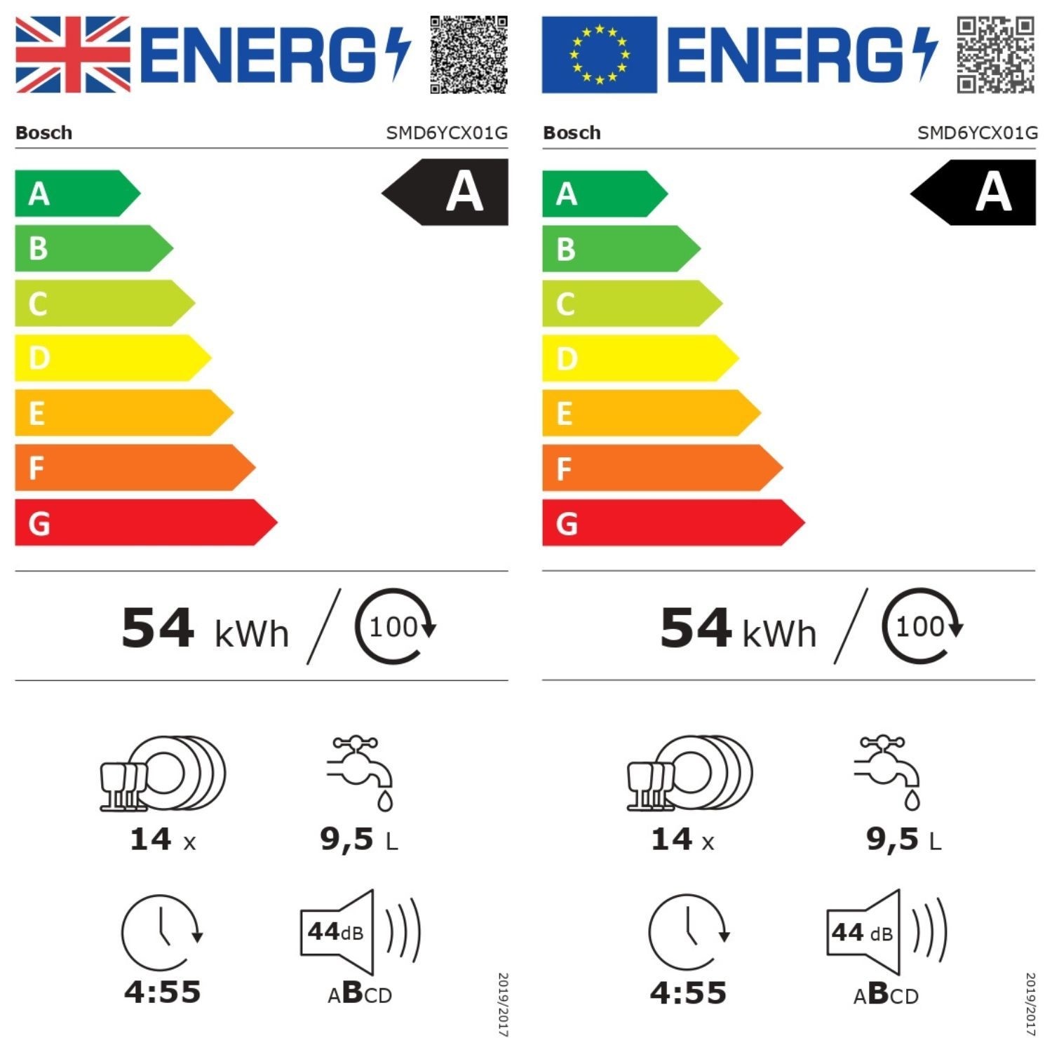 Bosch Series 6 Integrated Dishwasher - SMV4ECX28E - Image 11