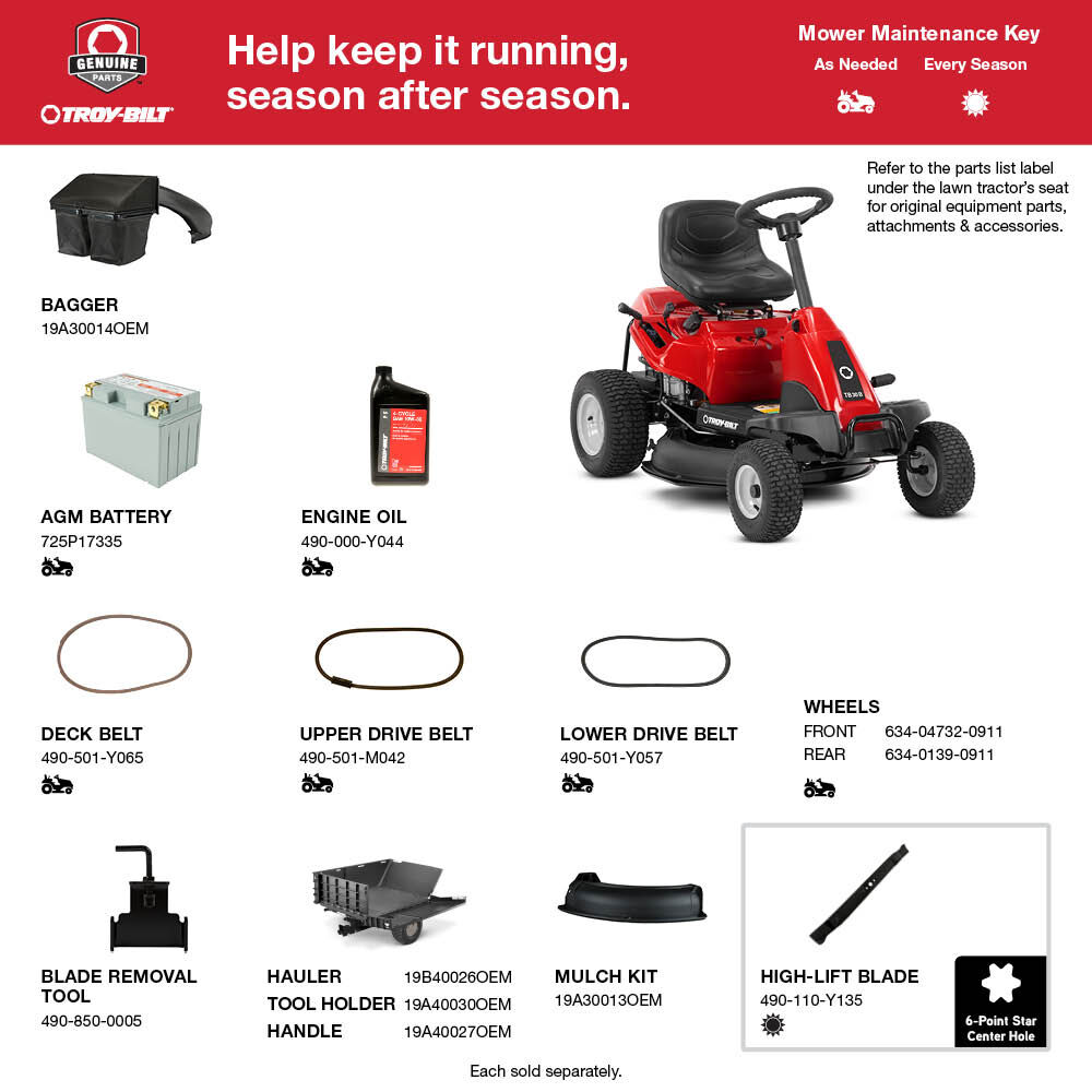 TB30B Compact Riding Lawn Mower - Image 8