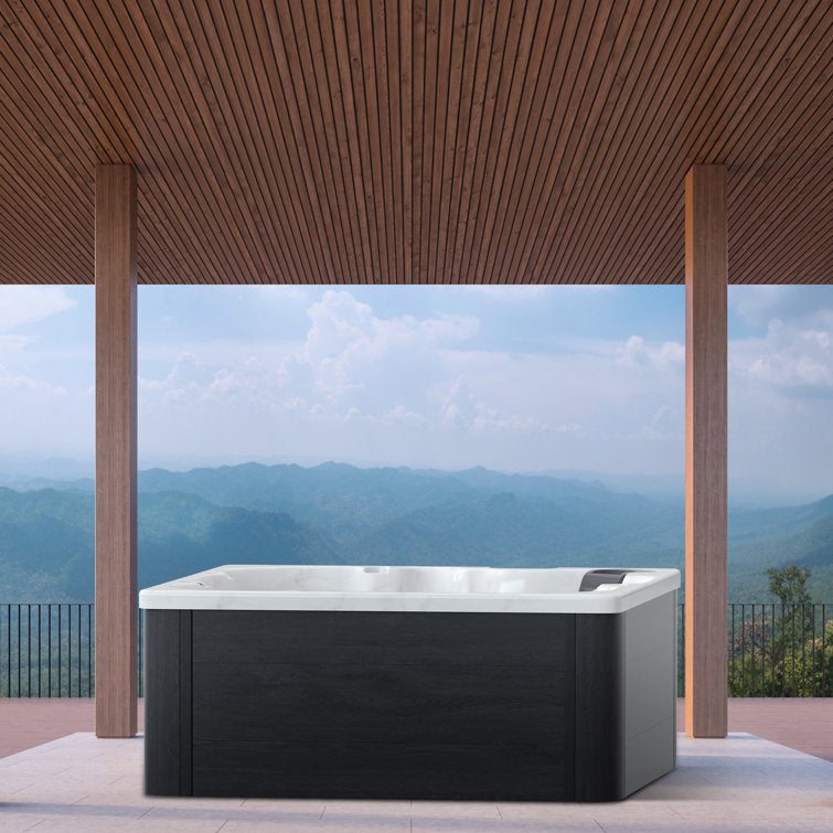 WSINC 5 – Person 32 – Jet Acrylic Square Hot Tub with Ozonator in Grey Oak - Image 8