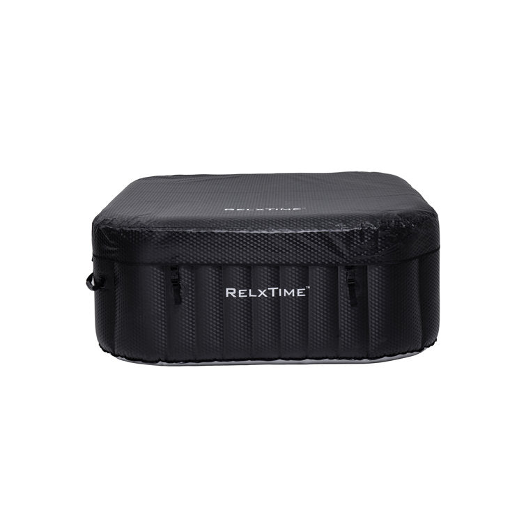 ZACHVO 120 Volt 3 – Person 120 – Jet Square Inflatable Hot Tub in Black - Image 7